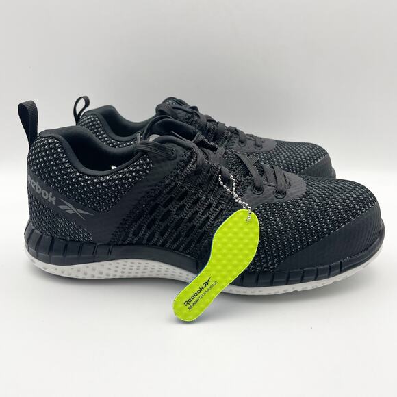 Reebok Womens Print Work ULTK Work Shoes US 9 M EU 39.5 Black Composite Toe NIB - Picture 3 of 12